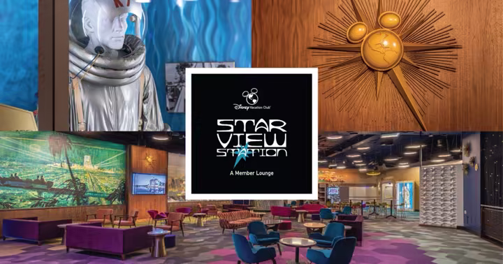 Disney Vacation Club Star View Station member lounge at Disneyland Park