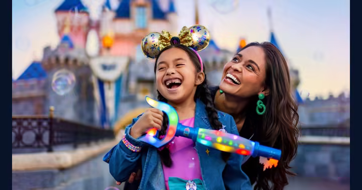 Disneyland Resort 70th Celebration artwork with Mickey and Minnie