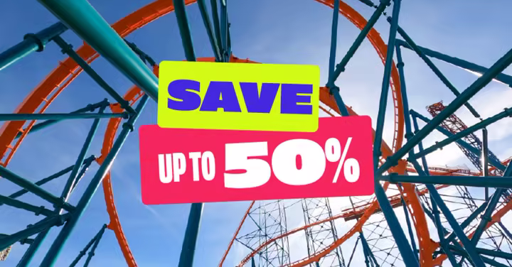 Dorney Park Memorial Day Sale graphic from Six Flags