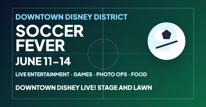 CrowdLevels graphic for the Downtown Disney District Soccer Fever event