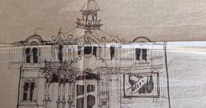 Original Main Street sketches from Eddie Sotto's estate auction