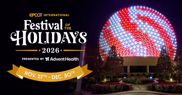 Christmas at Walt Disney World 2026 artwork from Disney Parks Blog