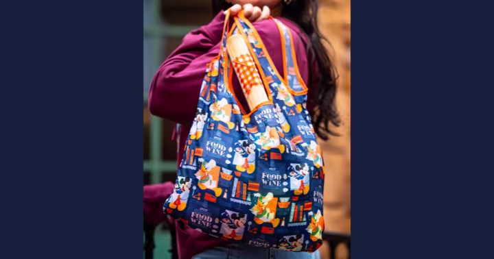 Reusable bag from the 2026 EPCOT Food and Wine Festival collection