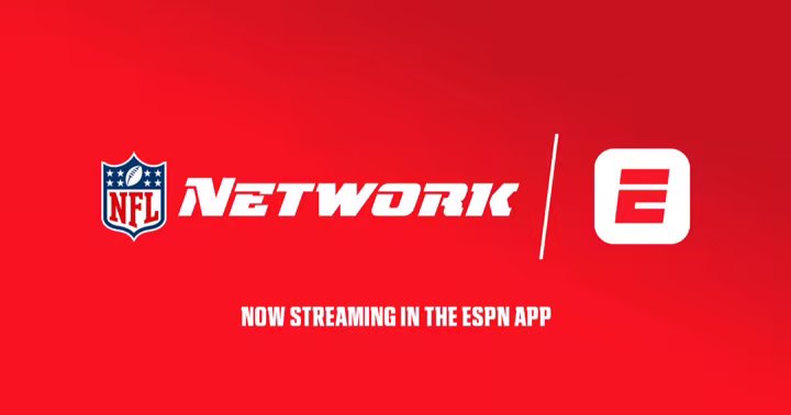 NFL Network logo on a red background