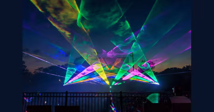 Frontier City Season Pass Delights artwork for a Frontier Lights event
