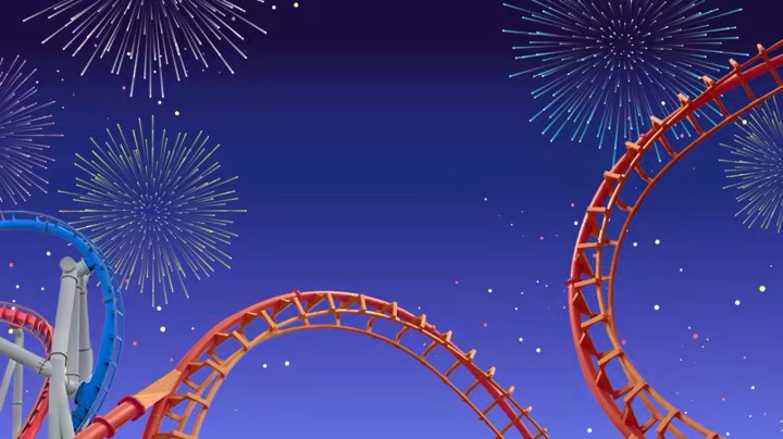 Frontier City fireworks in an official Six Flags event image