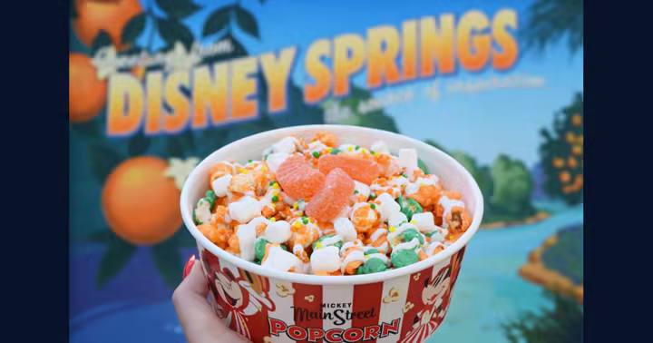 Create-your-own popcorn at Goofy's Candy Company in Disney Springs