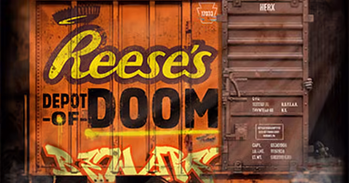 Reese's Depot of Doom at Hersheypark Dark Nights