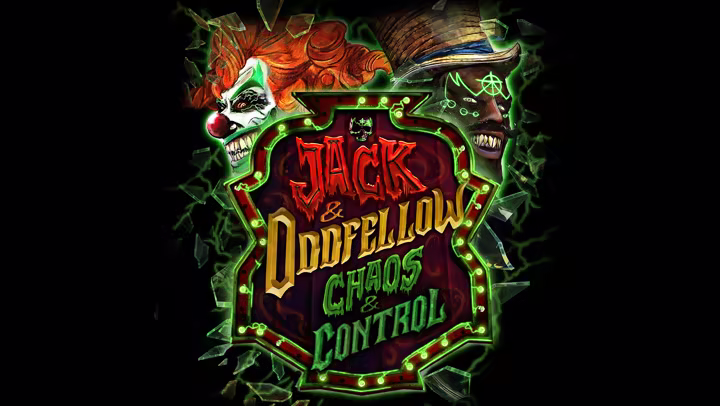 Jack the Clown and Dr. Oddfellow artwork for Halloween Horror Nights 35 at Universal Orlando