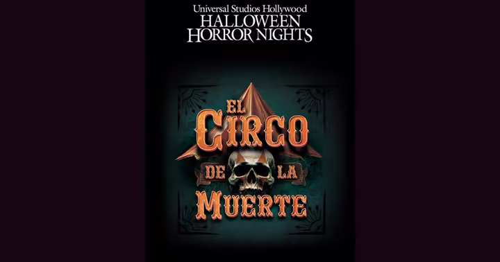 El Circo de la Muerte artwork for Halloween Horror Nights Hollywood