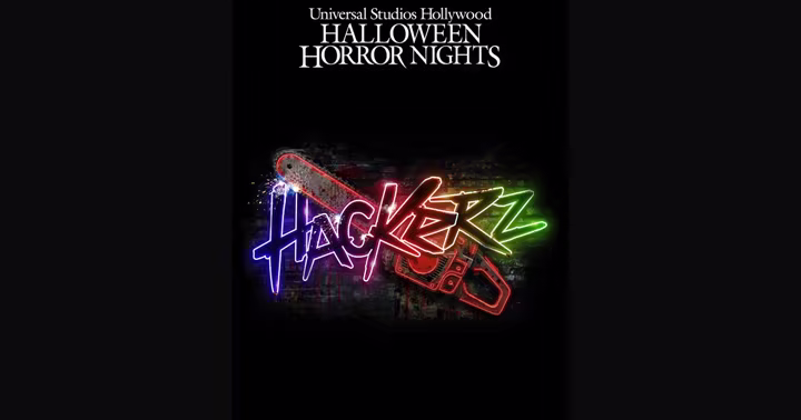Hackerz scare zone artwork for Halloween Horror Nights at Universal Studios Hollywood