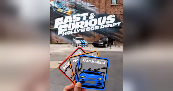 Fast & Furious: Hollywood Drift Pass Member collectible magnet