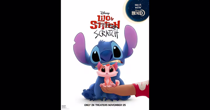 Lilo and Scratch on Disney Animation's poster