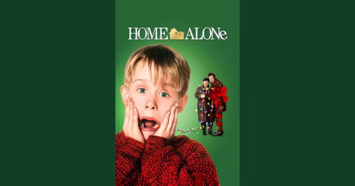 Official Home Alone poster with Macaulay Culkin as Kevin McCallister