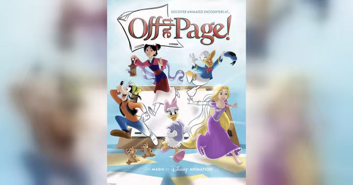 Off the Page character artwork for The Magic of Disney Animation