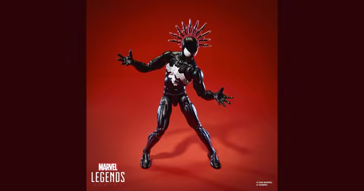 Marvel Legends Maximum Series Symbiote Spider-Man figure
