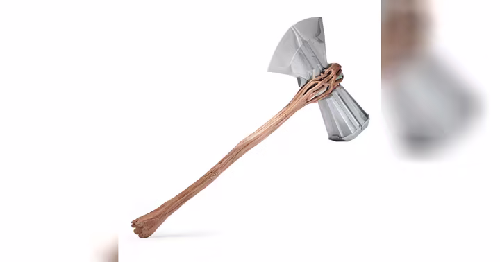 Thor's Stormbreaker axe replica from the Marvel Vault collection