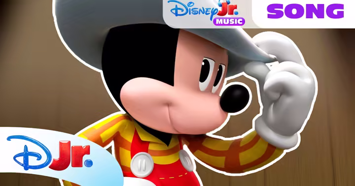 Mickey Mouse and friends perform on a farm stage