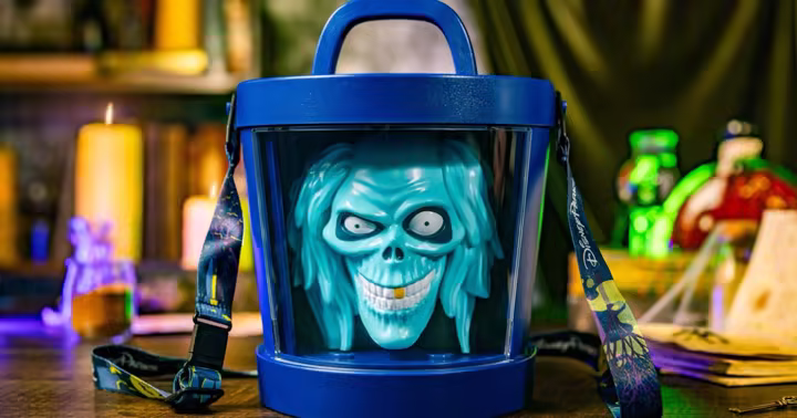 Haunted Mansion Hatbox Ghost bucket for Mickey’s Not-So-Scary Halloween Party