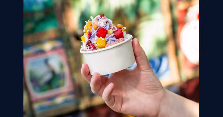 Motunui Ube Sundae from Walt Disney World