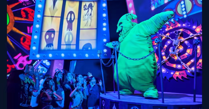 Oogie Boogie Bash artwork at Disney California Adventure