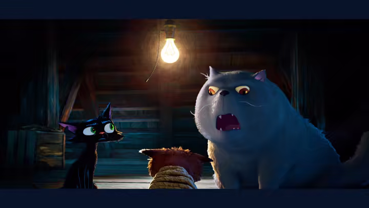 Nero in a still from Disney and Pixar's Gatto teaser