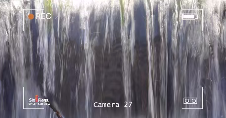 Six Flags Great America 2027 TreeTop Adventure teaser image with trees and a Camera 27 label
