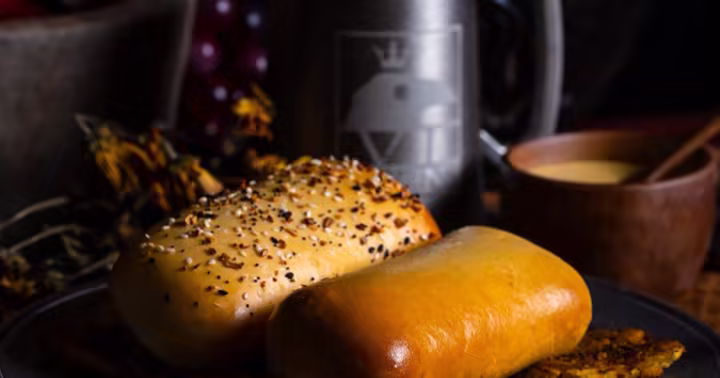 Six Ravens Coffyn hand pies and smashed potatoes at Disney Springs