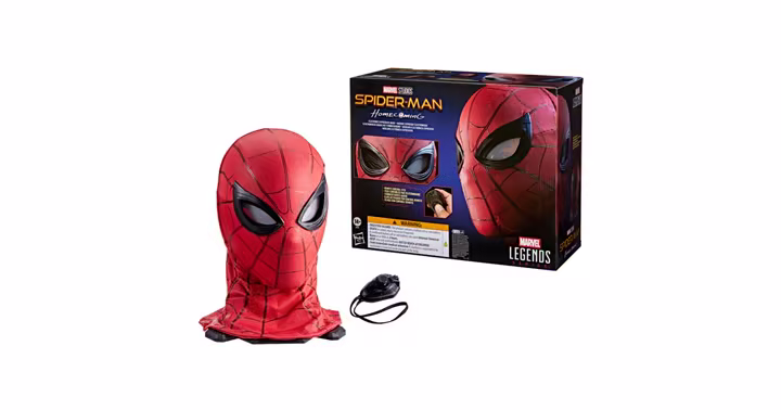 Spider-Man electronic expressive mask with remote control