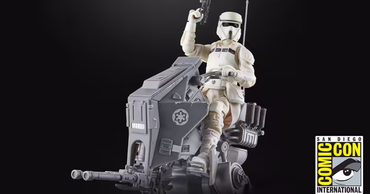 Imperial Remnant AT-RT and driver from Hasbro's Star Wars Black Series