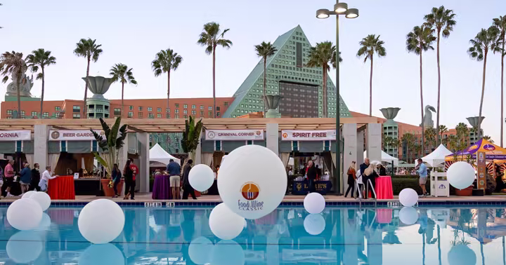 Guests attend an event at the Walt Disney World Swan and Dolphin.