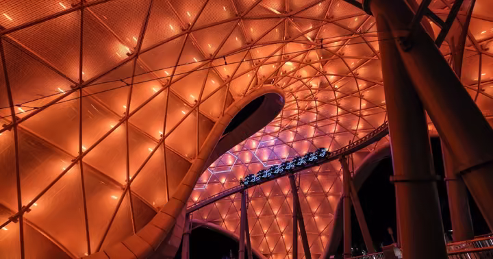 TRON Lightcycle / Run canopy at Magic Kingdom