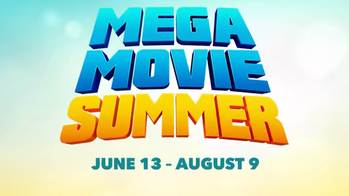Mega Movie Summer 2026 artwork for Universal Studios Hollywood
