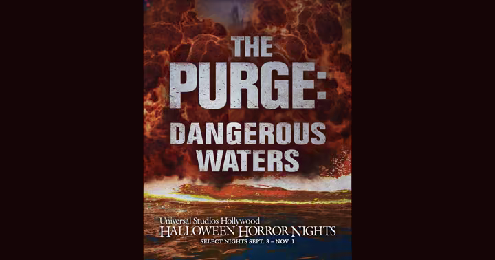 The Purge: Dangerous Waters artwork for Universal Studios Hollywood