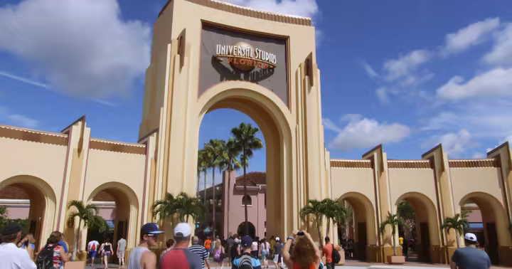 Universal Studios Florida entrance arch