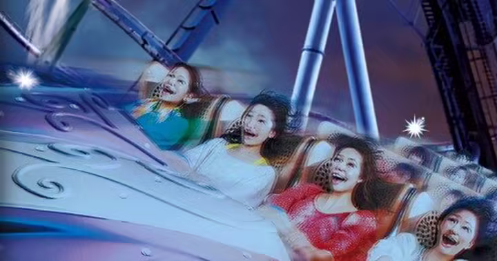 Hollywood Dream roller coaster train at Universal Studios Japan