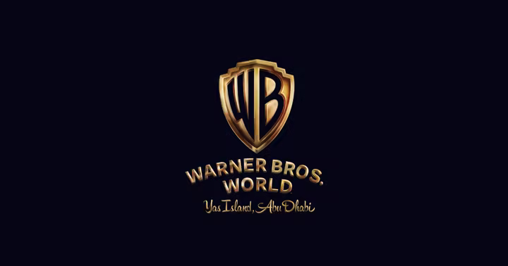 Warner Bros. World Abu Dhabi logo on the official Harry Potter announcement page