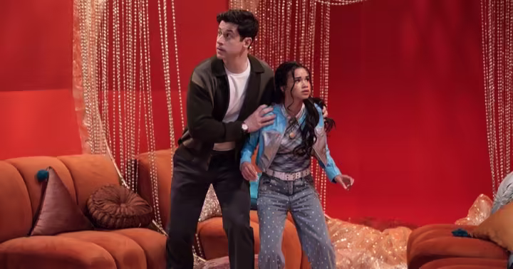 Justin Russo and Billie in Wizards Beyond Waverly Place Season 3