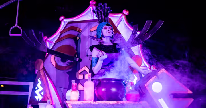 Yzma at Oogie Boogie Bash in Disney California Adventure