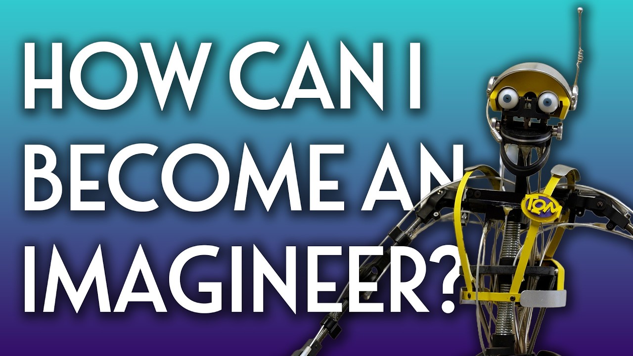 Tom Morrow 2.0 beside the words How Can I Become an Imagineer?