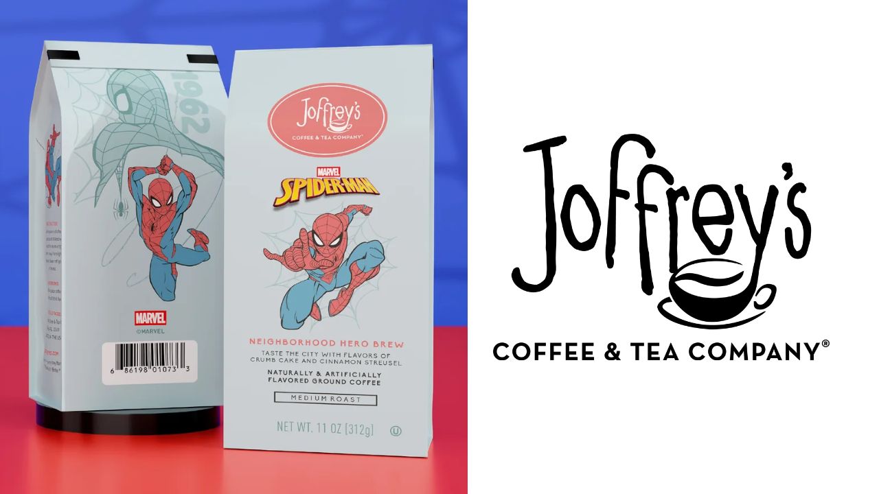 Joffrey's Marvel Spider-Man Neighborhood Hero Brew coffee bag