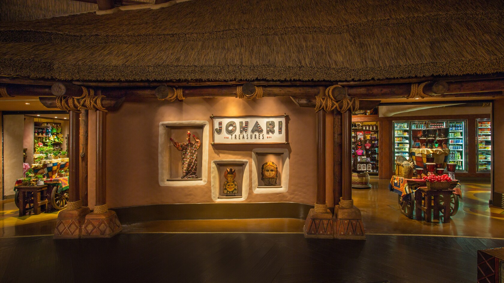 Both entrances to Johari Treasures at Disney's Animal Kingdom Villas - Kidani Village