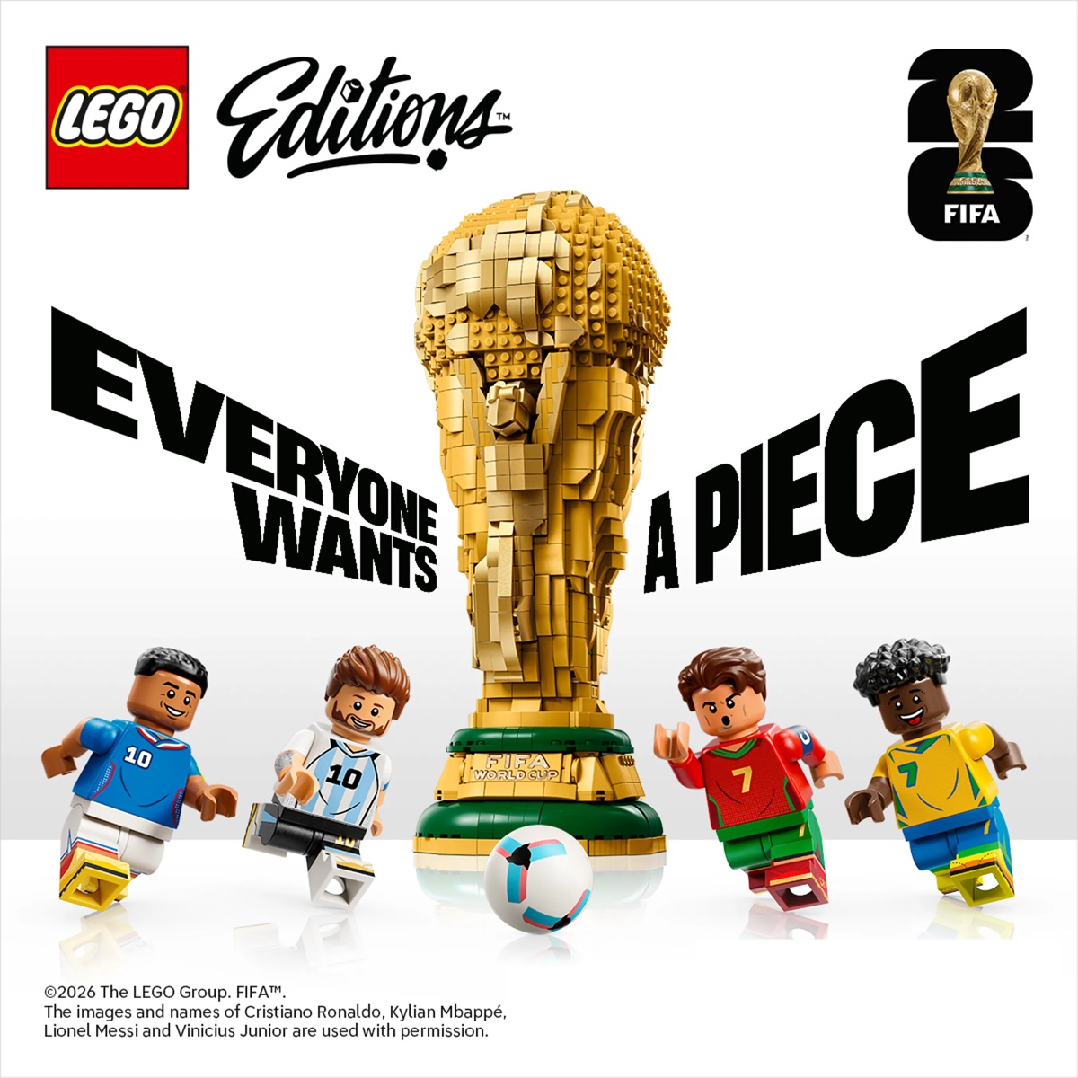 FIFA World Cup 2026 Experience key art from LEGOLAND Florida Resort