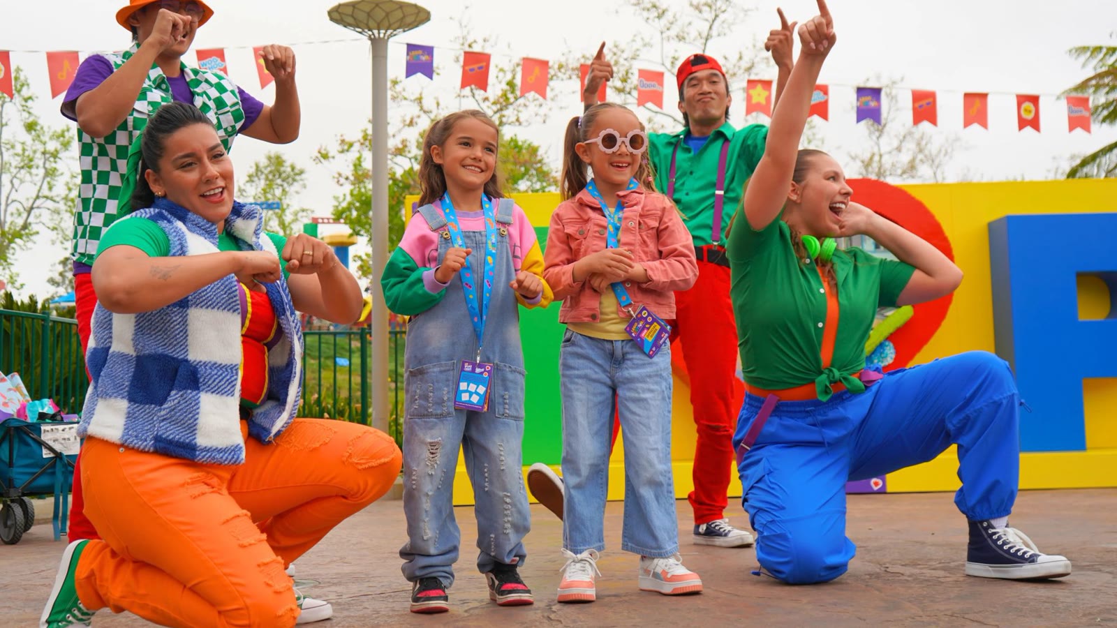 Children and LEGO characters at the LEGOLAND Florida LEGO Festival