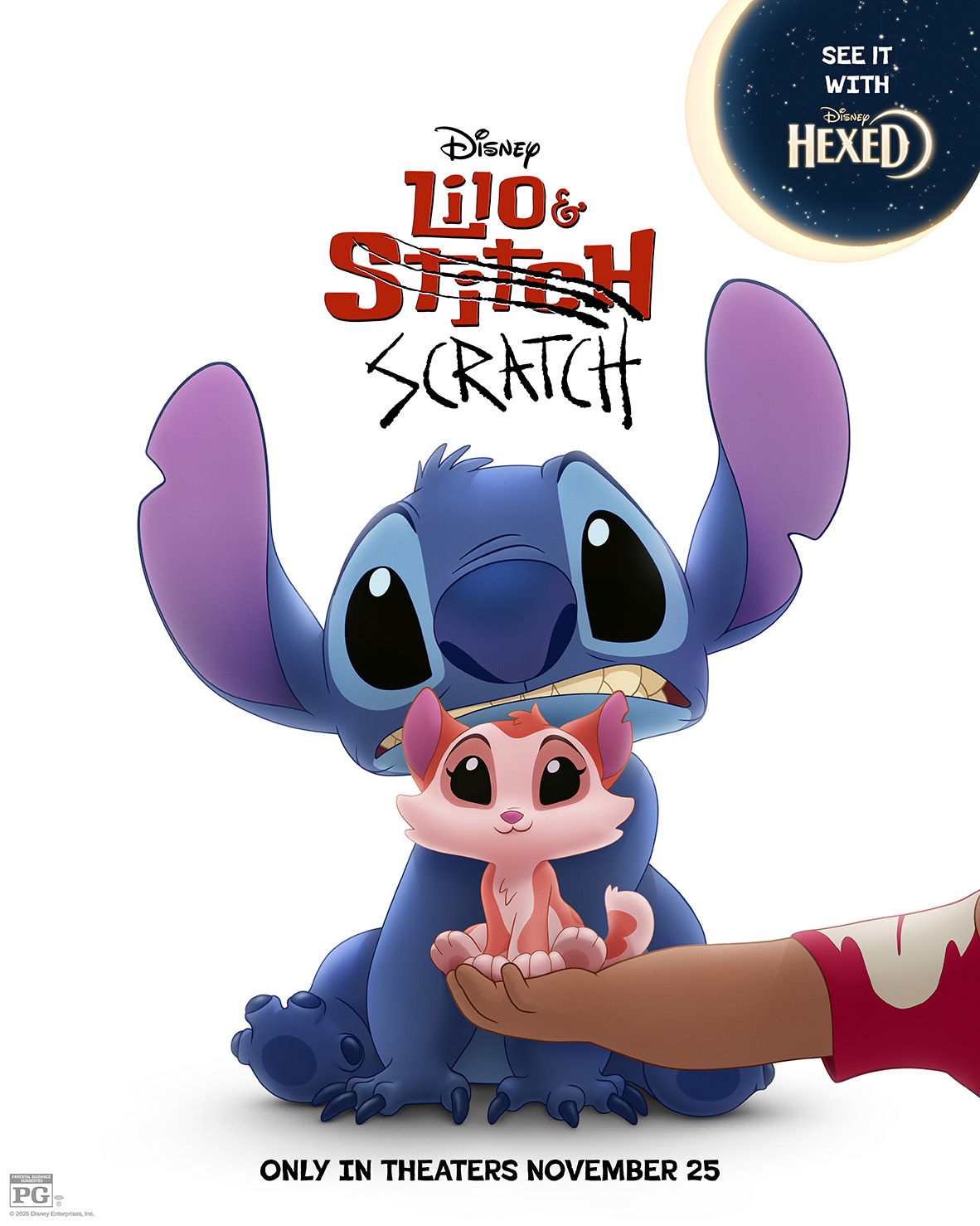 Lilo and Scratch on Disney Animation's poster