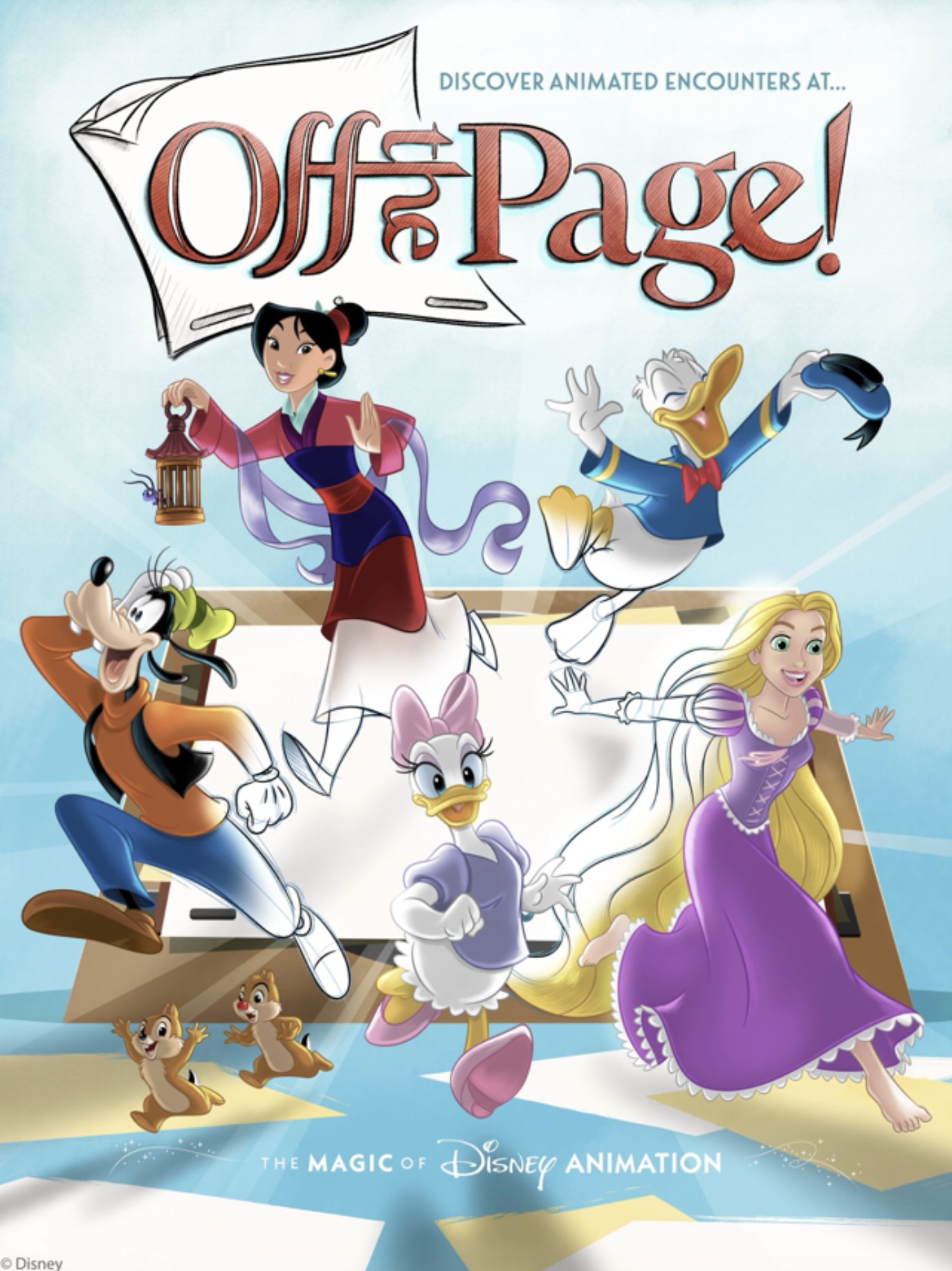 Off the Page character artwork for The Magic of Disney Animation