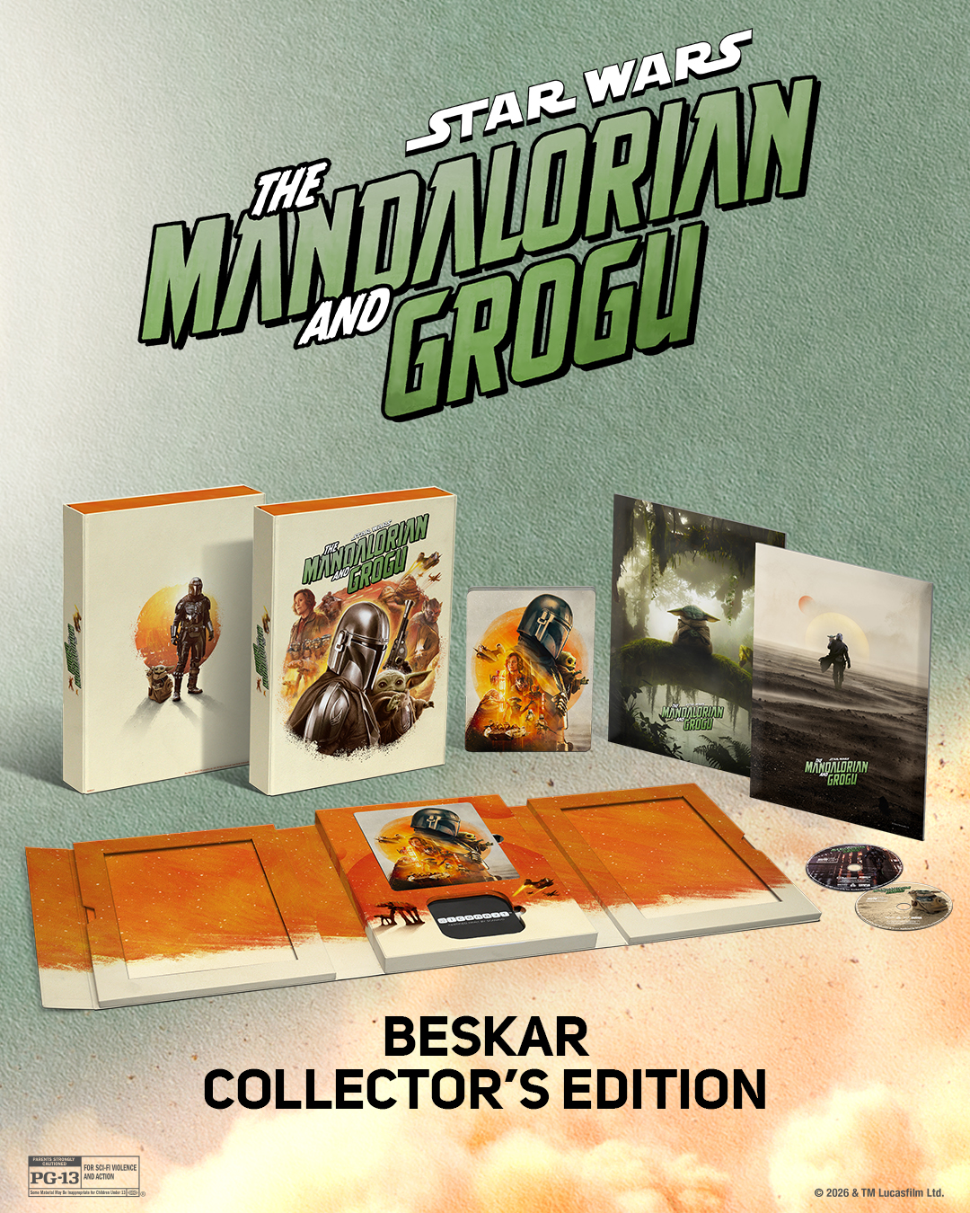 The Mandalorian and Grogu Beskar Collector's Edition packaging