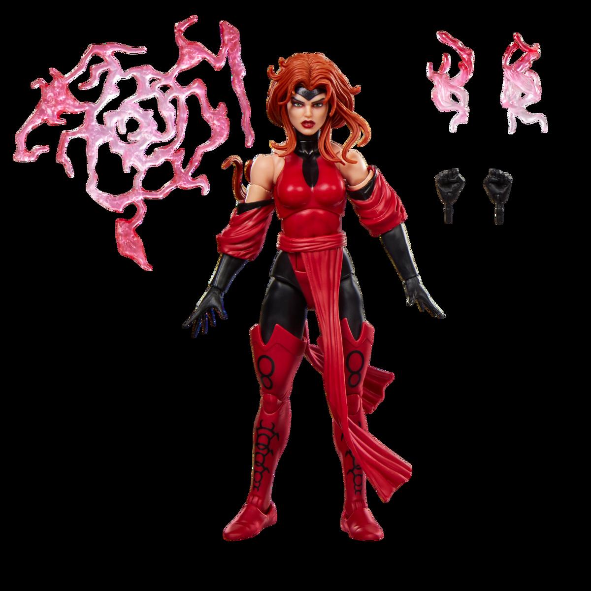 Scarlet Witch Marvel Legends figure with magic effects