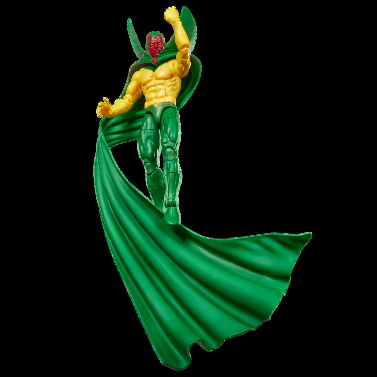 Vision Marvel Legends figure and alternate hands