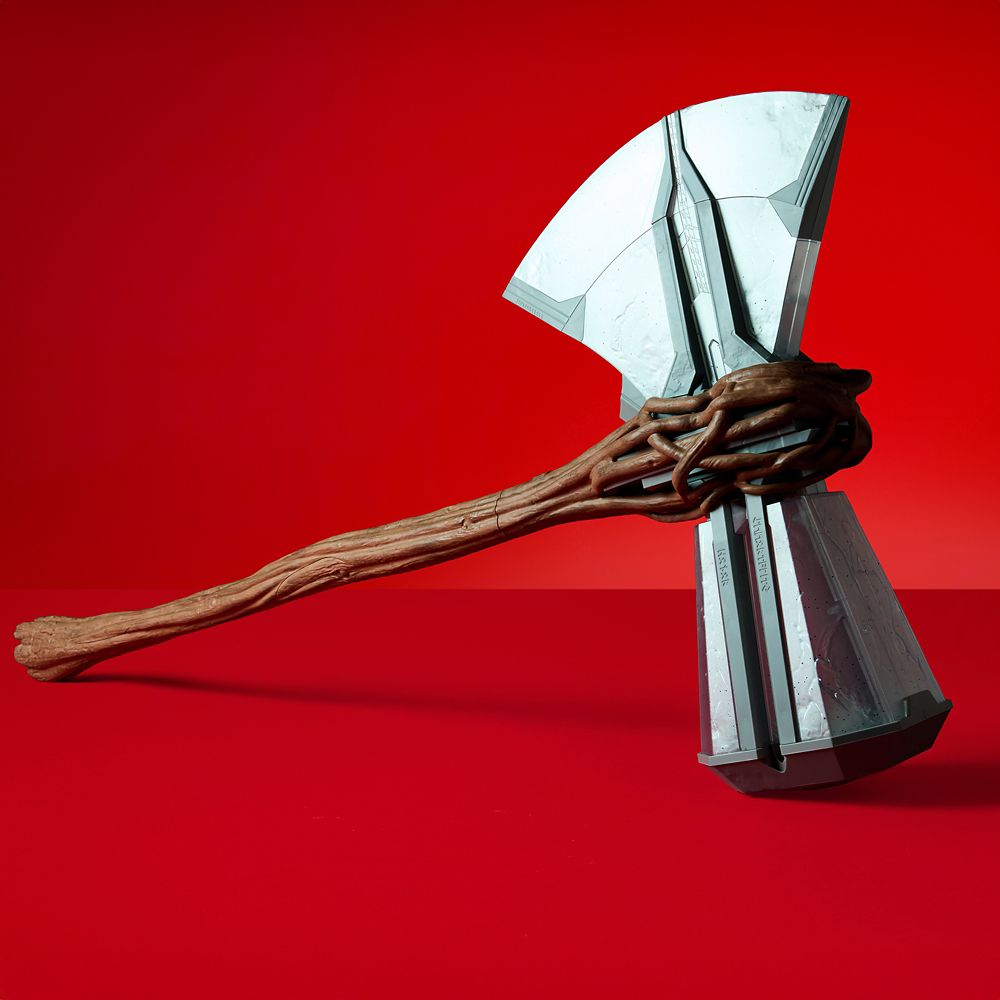 Stormbreaker axe replica angled product view